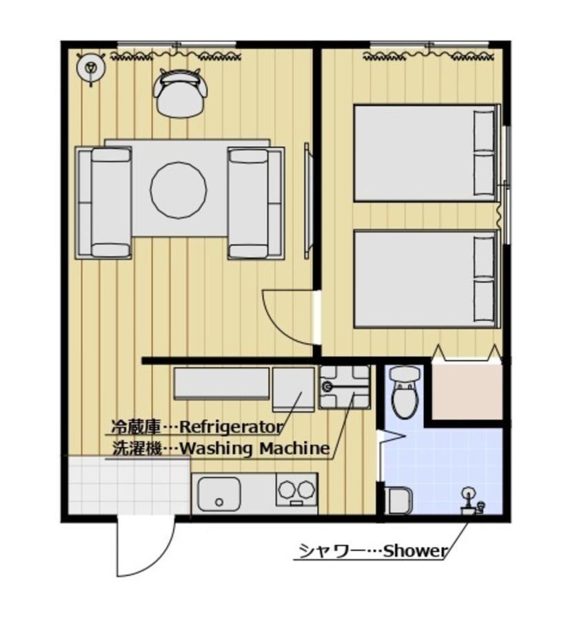 Type B Room 40平米 -ウル エスポワール那覇- Наха Экстерьер фото